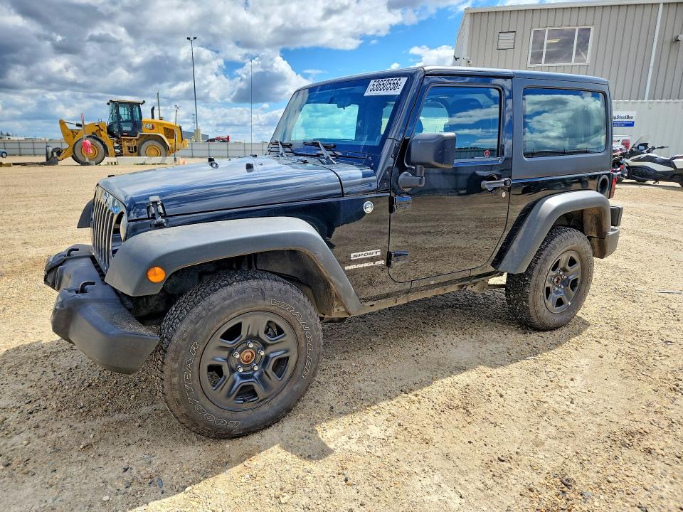 2014 Jeep Wrangler / VIN 1C4AJWAG0EL294649 COPART salvage auction — FRONT END, Ab - Bos - Salvage, sold $300 on 2026-07-23 (photo 1)
