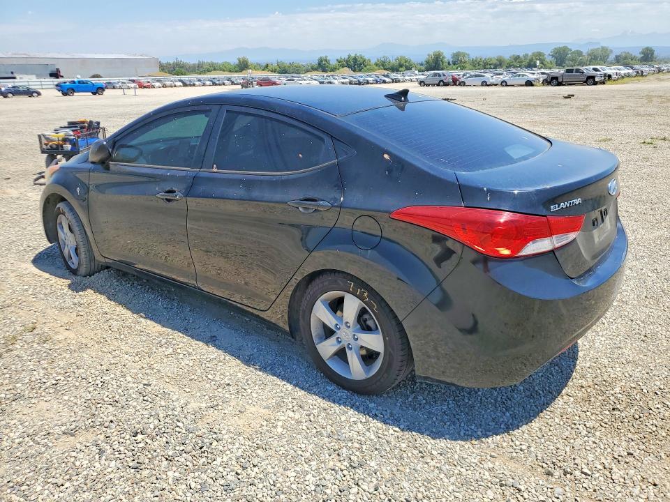 2012 Hyundai VIN KMHDH4AEXCU213610 COPART salvage auction — FRONT END, Ca - Salvage Certificate, sold $1,200 on 2026-07-24 (photo 2)
