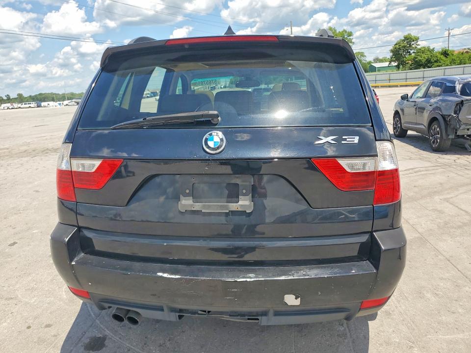2007 BMW X3 VIN WBXPC93447WF01835 COPART salvage auction — SIDE, TN - SALVAGE CERTIFICATE, sold $650 on 2026-07-13 (photo 6)