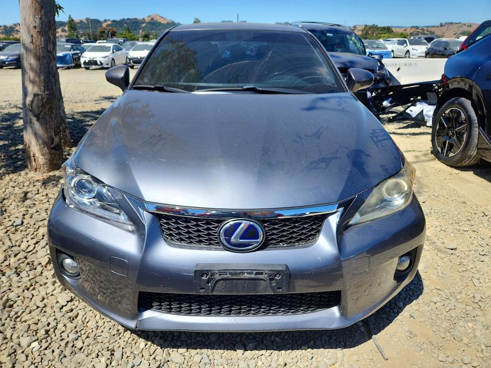 2013 Lexus Ct 200 VIN JTHKD5BH1D2162614 COPART salvage auction — FRONT END, CA - SALVAGE CERTIFICATE, sold $1,750 on 2026-07-09 (photo 5)