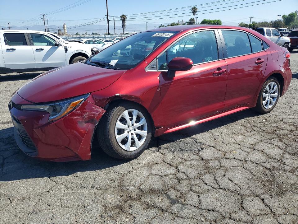 2025 Toyota Corolla VIN 5YFB4MDEXSP275068 COPART salvage auction — FRONT END, Ca - Salvage Certificate, sold $7,400 on 2026-07-13 (photo 1)