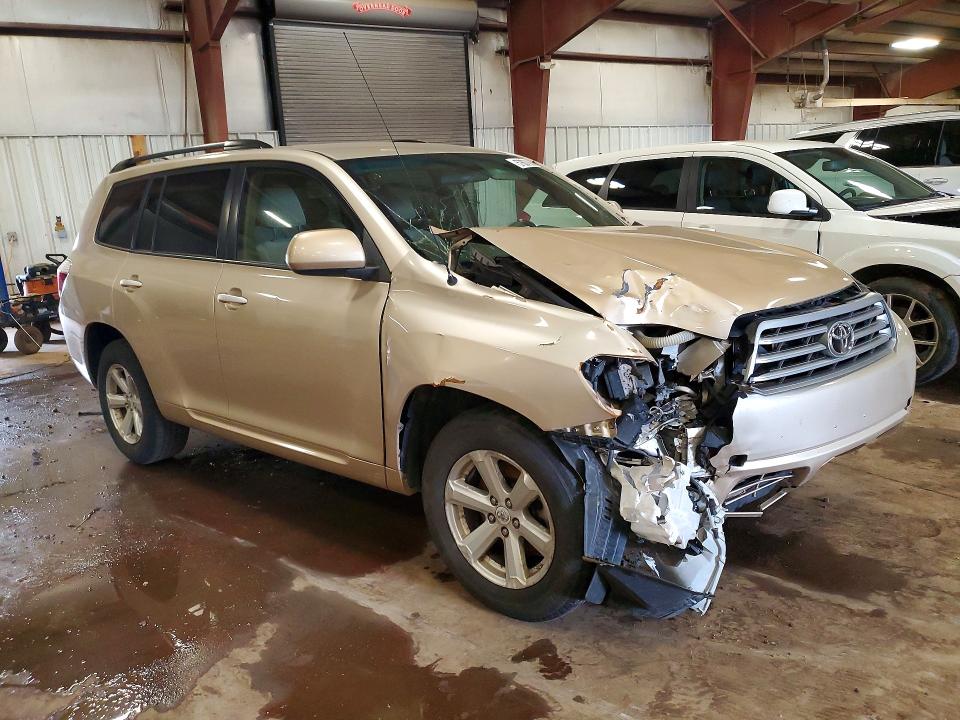 2008 Toyota Highlander VIN JTEDS41A982026778 COPART salvage auction — FRONT END, Mi - Certificate Of Title, sold $1,350 on 2026-07-06 (photo 4)
