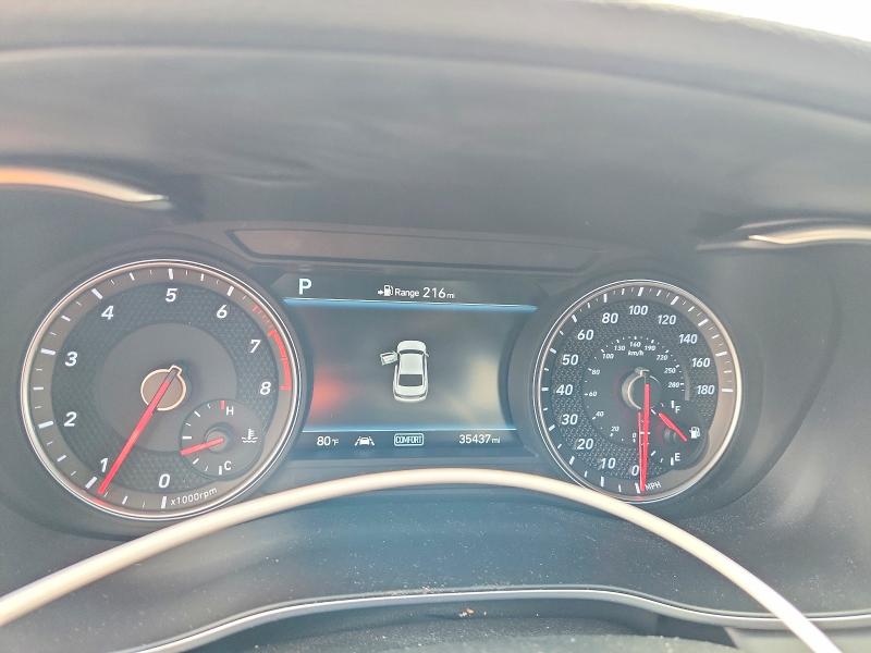 2019 Genesis VIN KMTG44LA1KU012699 COPART salvage auction — SIDE, Nj - Cert Of Title-Salvage, sold $2,150 on 2026-07-22 (photo 9)