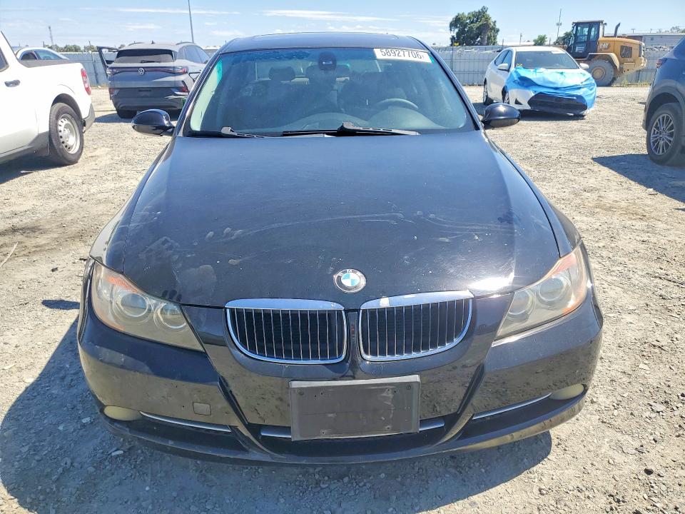 2007 BMW 3 series VIN WBAVB73567PA86433 COPART salvage auction — MECHANICAL, CA - SALVAGE CERTIFICATE, sold $1,600 on 2026-07-14 (photo 5)
