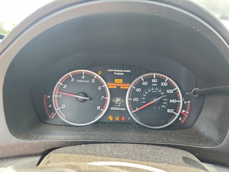 2022 Acura Ilx VIN 19UDE2F87NA001161 COPART salvage auction — VANDALISM, Il - Salvage Certificate, sold $11,200 on 2026-07-16 (photo 9)