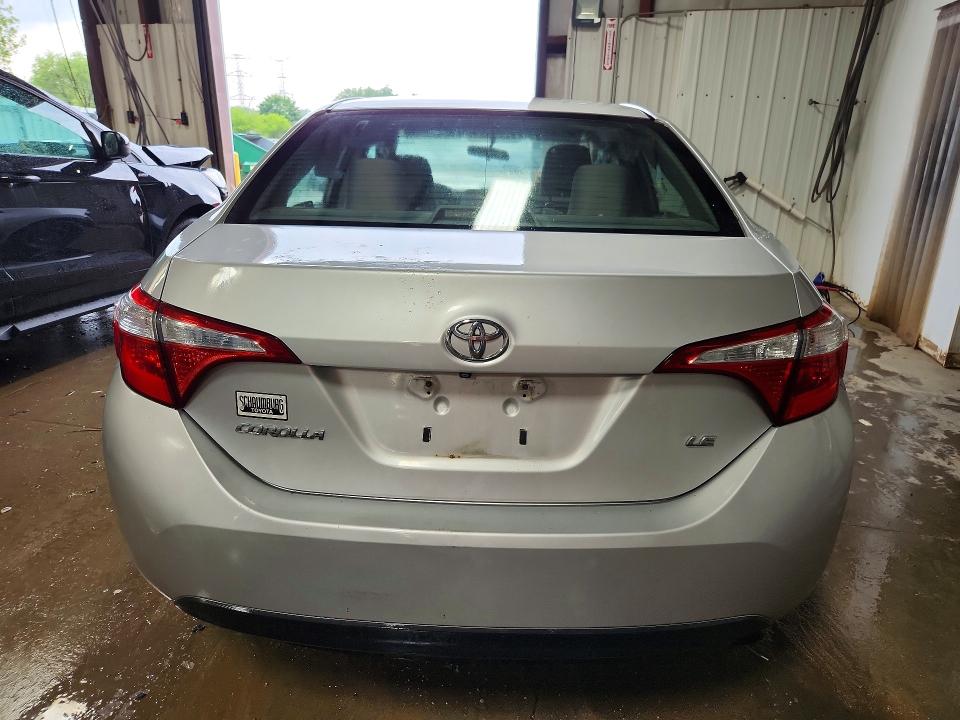 2015 Toyota Corolla VIN 5YFBURHE0FP246580 COPART salvage auction — FRONT END, IL - SALVAGE CERTIFICATE, sold $775 on 2026-07-28 (photo 6)