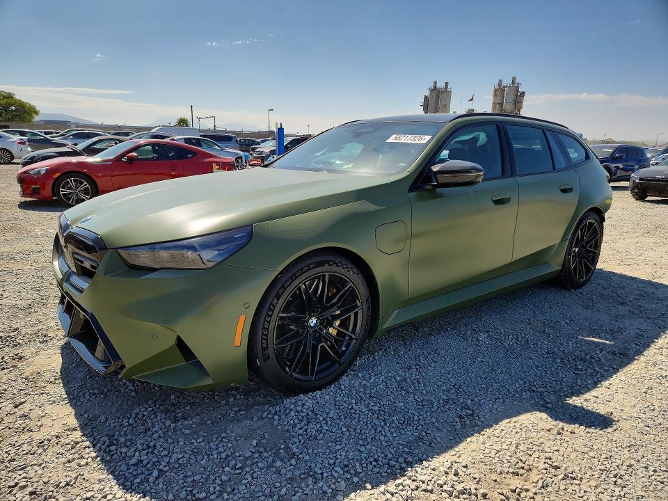 2026 BMW M5 VIN WBS83GV06TCW71762 COPART salvage auction — REAR END, Ca - Salvage Certificate, sold $74,500 on 2026-07-02 (photo 1)