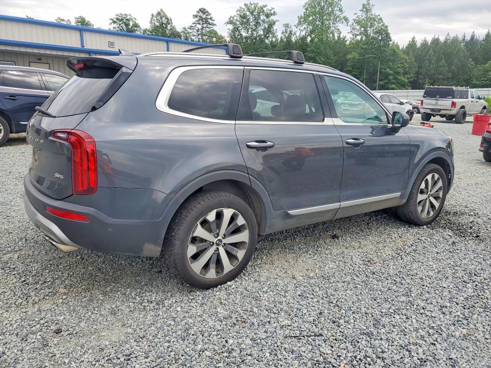 2021 Kia Telluride VIN 5XYP64HCXMG159336 COPART salvage auction — REAR END, Nc - Salvage Certificate Of Title, sold $6,000 on 2026-07-09 (photo 3)