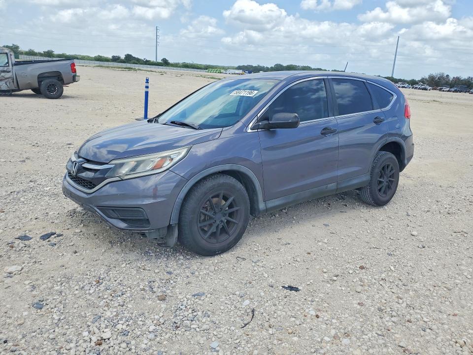 2016 Honda Cr-v VIN 5J6RM4H36GL089108 COPART salvage auction — FRONT END, Tx - Salvage Vehicle Title, sold $3,750 on 2026-07-09 (photo 1)