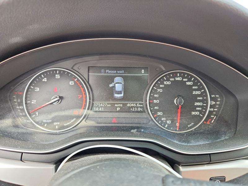 2019 Audi A4 VIN WAUANAF44KN011995 COPART salvage auction — FRONT END, On - Permit No Brand - Unfit, sold $6,200 on 2026-07-14 (photo 9)