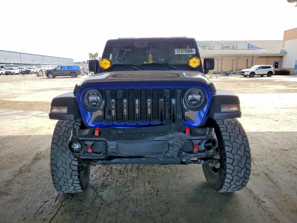 2018 Jeep Wrangler unlimited VIN 1C4HJXDNXJW331973 COPART salvage auction — FRONT END, CA - SALVAGE CERTIFICATE, sold $10,700 on 2026-07-16 (photo 5)