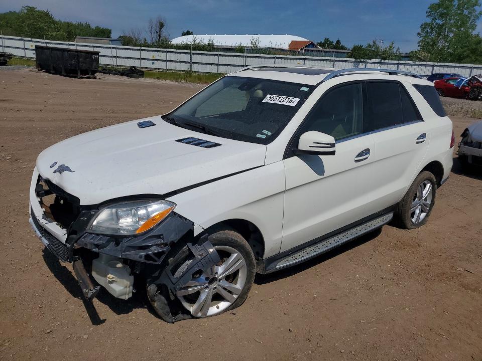 2013 Mercedes-benz Ml-class VIN 4JGDA5HB3DA136071 — COPART salvage auction photo