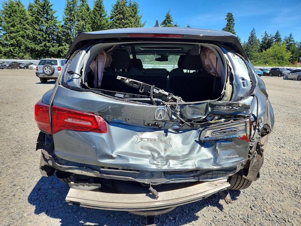 2015 Acura VIN 5FRYD4H49FB021864 COPART salvage auction — REAR END, Salvage Title, sold $1,600 on 2026-07-25 (photo 6)