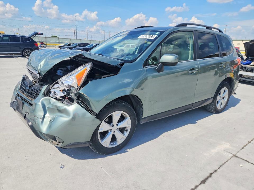 2016 Subaru Forester VIN JF2SJAHC5GH491253 COPART salvage auction — FRONT END, Tx - Certificate Of Title, sold $175 on 2026-07-28 (photo 1)
