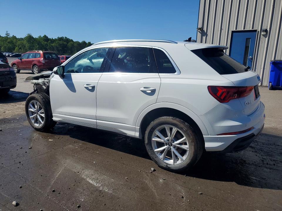 2023 Audi Q3 VIN WA1DECF37P1135755 COPART salvage auction — FRONT END, Pa - Certificate Of Salvage, sold $12,100 on 2026-07-15 (photo 2)