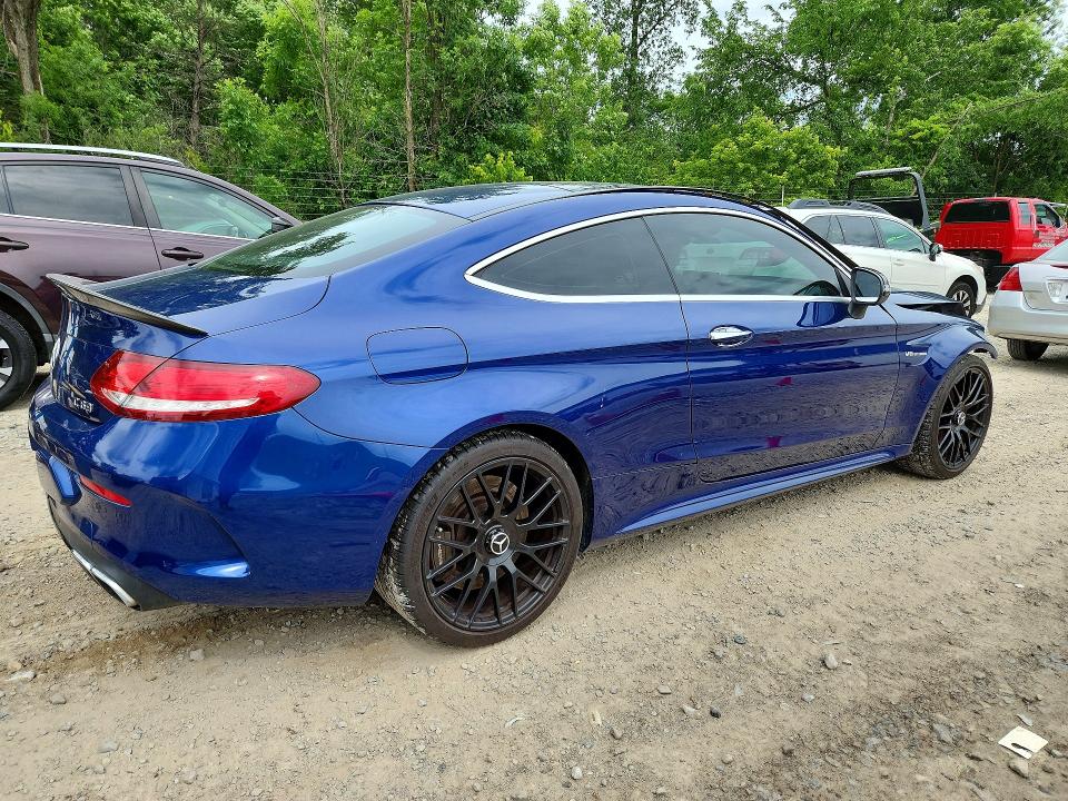 2017 Mercedes-benz C-klasse amg VIN WDDWJ8GB7HF479352 COPART salvage auction — FRONT END, Oh - Cert Of Title-Salvage, sold $14,100 on 2026-07-08 (photo 3)