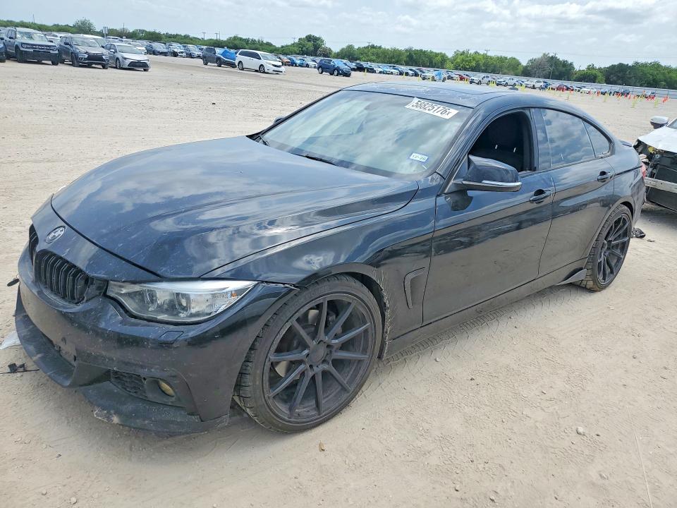 2016 BMW 4er VIN WBA4A9C50GGL87724 COPART salvage auction — FRONT END, Tx - Salvage Vehicle Title, sold $1,750 on 2026-07-23 (photo 1)
