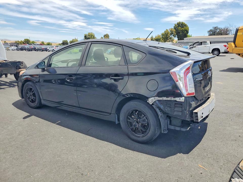 2014 Toyota Prius VIN JTDKN3DU5E0383434 COPART salvage auction — REAR END, Ca - Salvage Certificate, sold $950 on 2026-07-13 (photo 2)