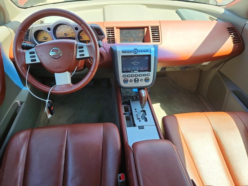 2004 Nissan Murano VIN JN8AZ08WX4W311073 COPART salvage auction — FRONT END, In - Cert Of Title-Salvage Title, sold $475 on 2026-07-14 (photo 8)