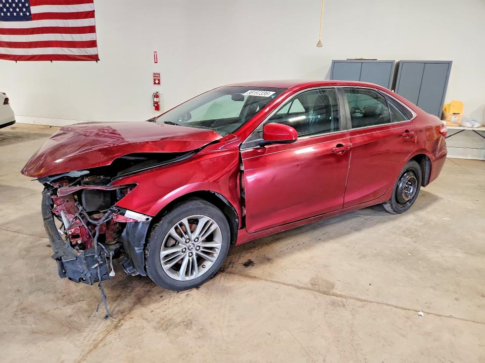 2016 Toyota VIN 4T1BF1FK5GU571309 COPART salvage auction — FRONT END, Pa - Certificate Of Salvage, sold $1,550 on 2026-07-06 (photo 1)