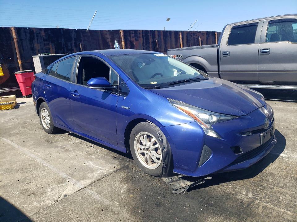 2018 Toyota Prius VIN JTDKBRFU2J3598111 COPART salvage auction — FRONT END, Ca - Salvage Certificate, sold $2,800 on 2026-07-08 (photo 4)