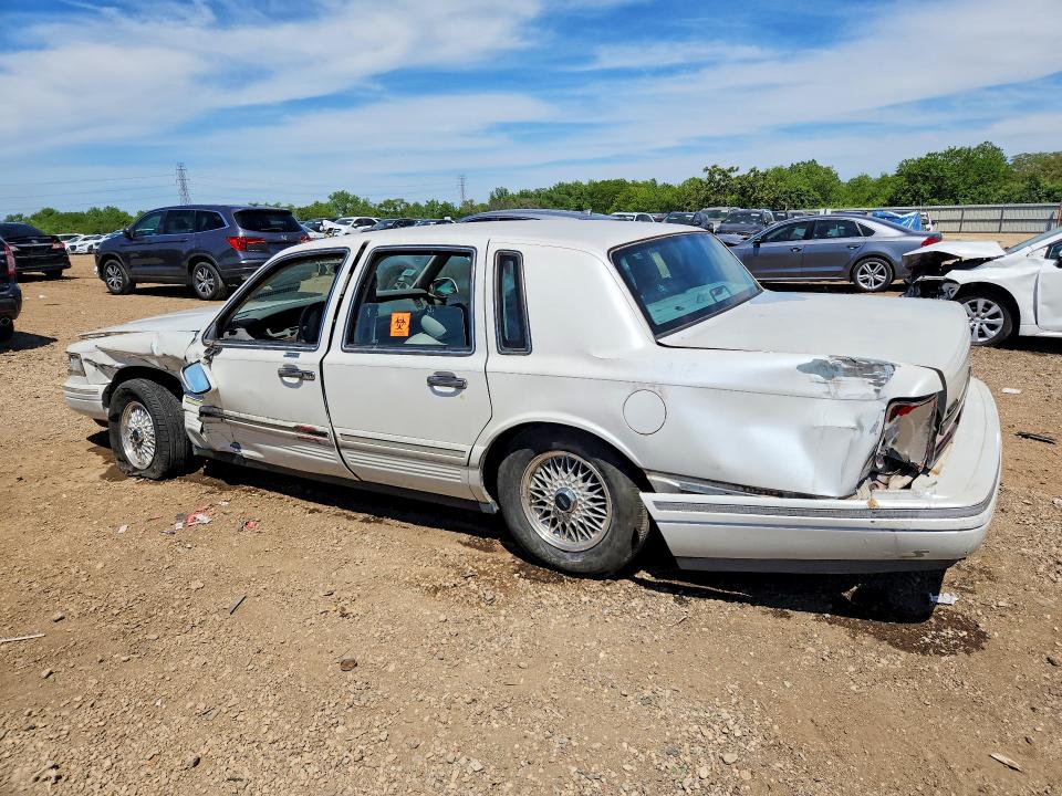 1997 Lincoln TOWN CAR VIN 1LNLM82W1VY633645 COPART salvage auction — FRONT END, Il - Salvage Certificate, sold $225 on 2026-07-10 (photo 2)