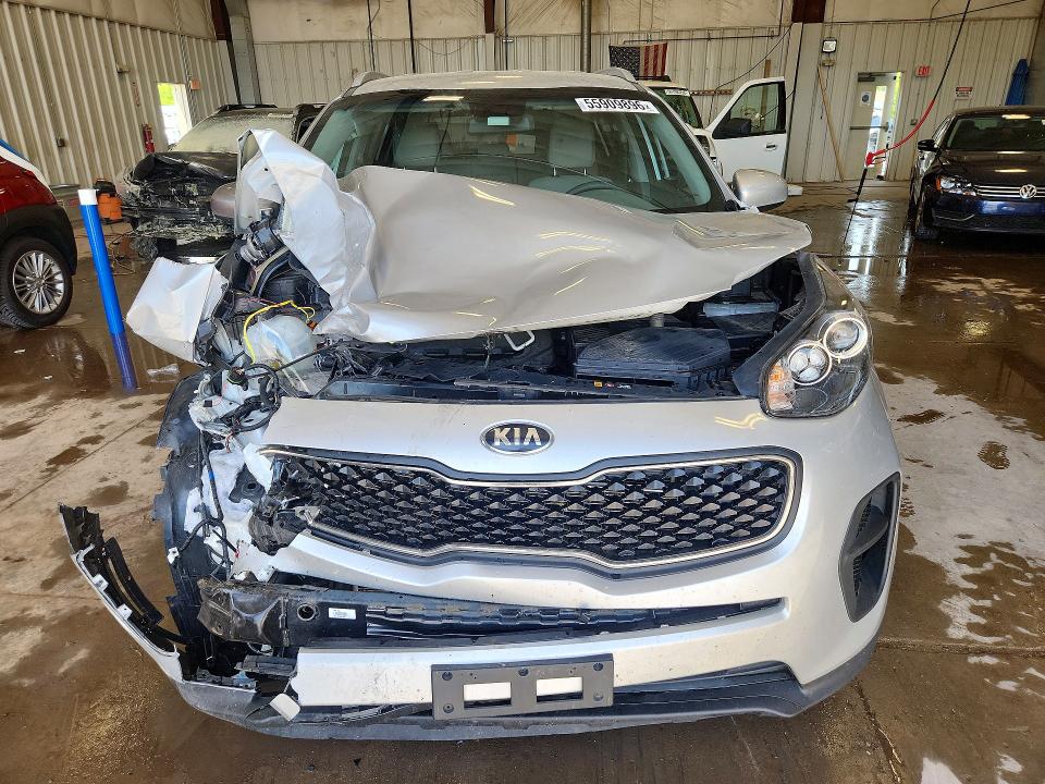 2017 Kia Sportage VIN KNDPM3AC0H7036626 COPART salvage auction — FRONT END, Wi - Junked Vehicle Bill Of Sale, sold $1,800 on 2026-07-20 (photo 5)