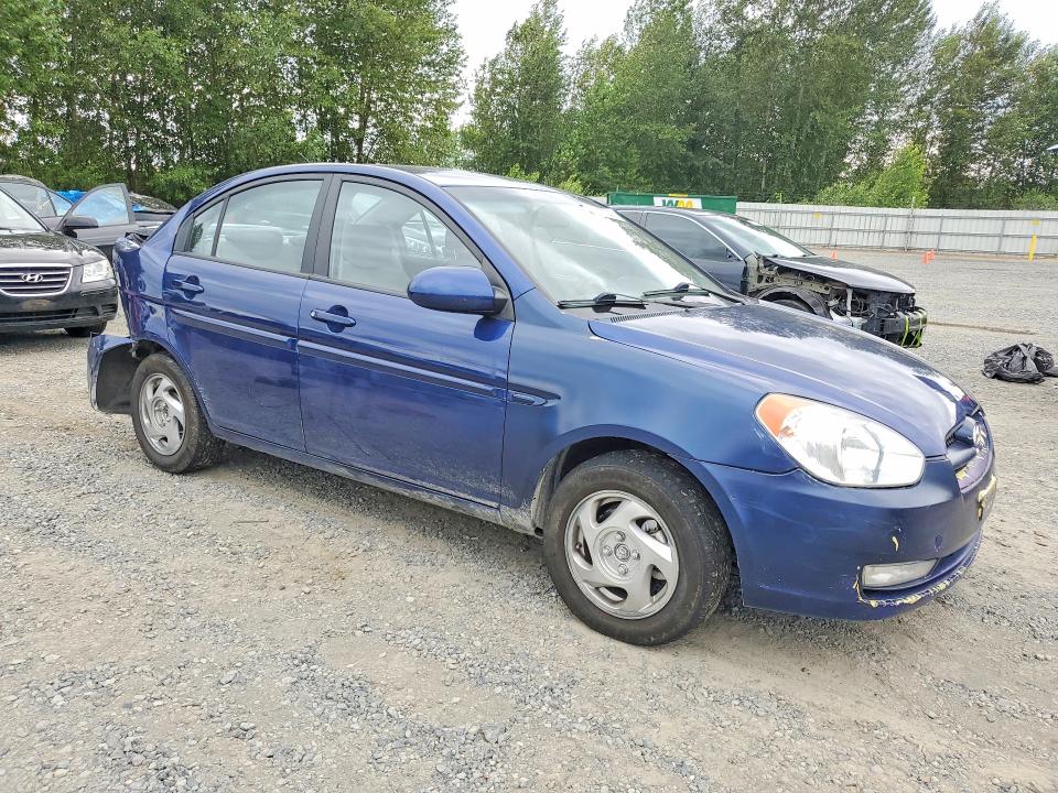 2009 Hyundai Accent VIN KMHCN46CX9U284102 COPART salvage auction — REAR END, Wa - Bill Of Sale, sold $225 on 2026-07-27 (photo 4)