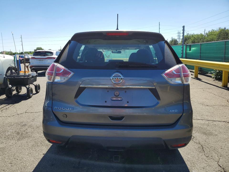 2016 Nissan Rogue sport VIN KNMAT2MV0GP621740 COPART salvage auction — HAIL, CO - CERTIFICATE OF TITLE, sold $2,600 on 2026-07-09 (photo 6)