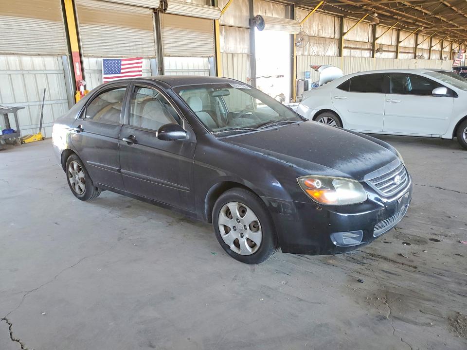 2009 Kia Spectra VIN KNAFE222995662324 COPART salvage auction — MINOR DENT/SCRATCHES, Az - Certificate Of Title, sold $975 on 2026-07-03 (photo 4)