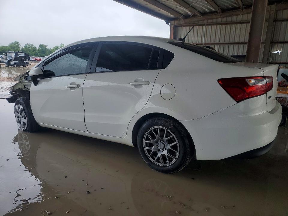 2016 Kia Rio VIN KNADM4A34G6638231 COPART salvage auction — FRONT END, Tx - Salvage Vehicle Title, sold $875 on 2026-07-31 (photo 2)