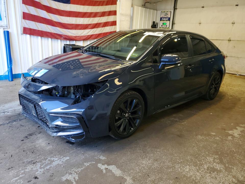 2025 Toyota Corolla VIN 5YFT4MCE1SP223656 COPART salvage auction — FRONT END, Me - Cert Of Title-Salvage Collisio, sold $2,600 on 2026-07-23 (photo 1)