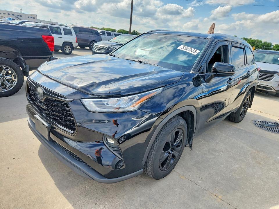 2020 Toyota Highlander VIN 5TDGZRAH4LS014952 COPART salvage auction — NORMAL WEAR, Tx - Certificate Of Title, sold $18,900 on 2026-07-30 (photo 1)