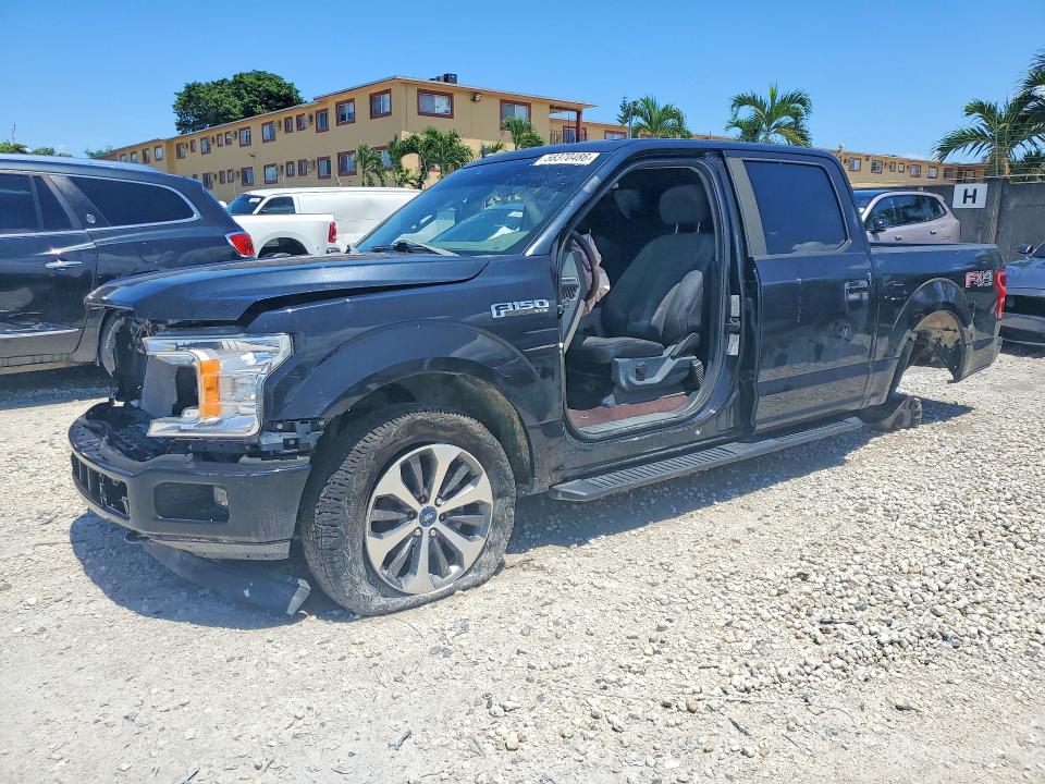 2020 Ford F-150 lightning VIN 1FTEW1EP9LKD22984 COPART salvage auction — FRONT END, FL - CERT OF TITLE W/SLVG HISTORY, sold $3,300 on 2026-07-02 (photo 1)