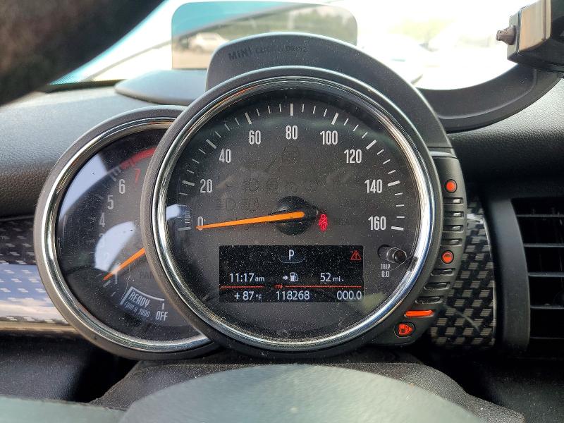 2017 Mini Cooper VIN WMWWG9C30H3C82120 COPART salvage auction — REAR END, Ga - Cert Of Title-Salvage, sold $3,050 on 2026-07-09 (photo 9)
