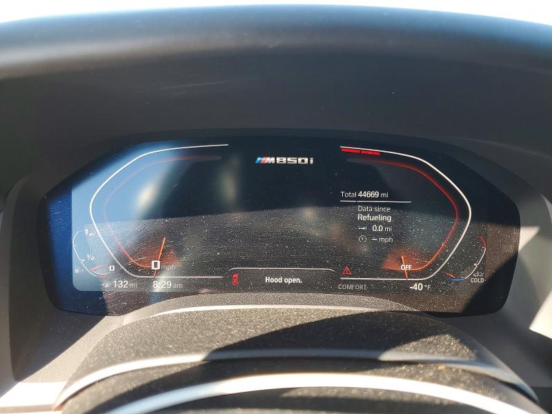 2020 BMW M8 VIN WBABC4C04LCD19682 COPART salvage auction — FRONT END, Sc - Cert Of Title-Salvage, sold $11,700 on 2026-07-06 (photo 9)