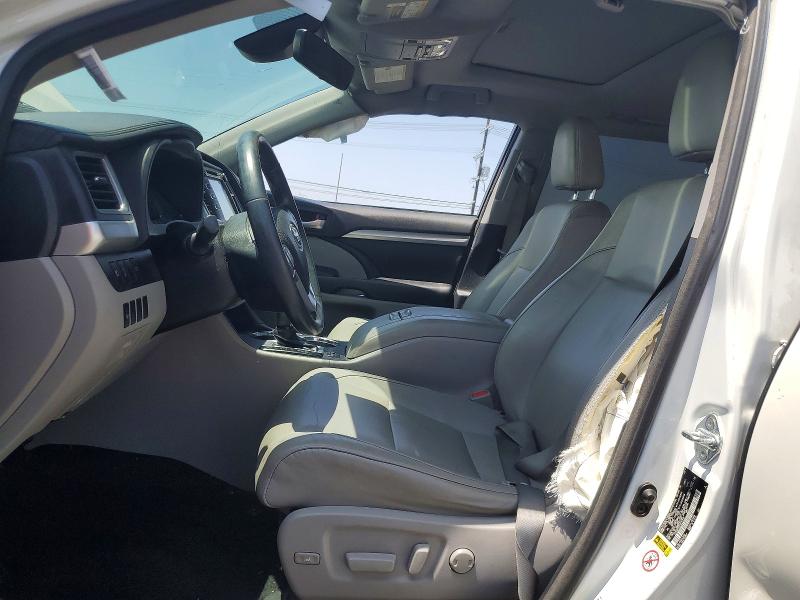 2017 Toyota Highlander VIN 5TDJZRFH5HS514222 COPART salvage auction — SIDE, Ca - Salvage Certificate, sold $6,100 on 2026-07-06 (photo 7)