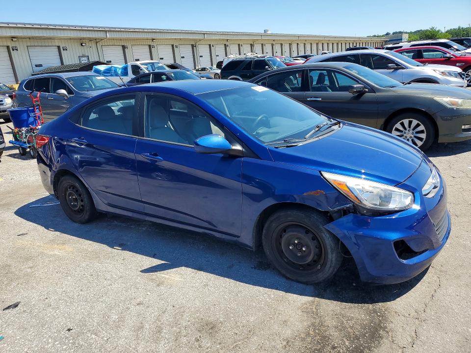 2016 Hyundai Accent VIN KMHCT4AE8GU062489 COPART salvage auction — FRONT END, Ky - Cert Of Title-Rebuilt Vehicle, sold $650 on 2026-07-09 (photo 4)