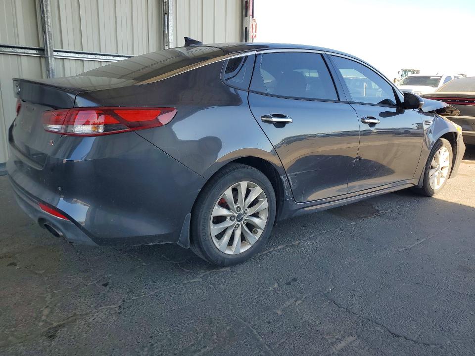 2018 Kia Optima VIN 5XXGT4L32JG195313 COPART salvage auction — FRONT END, Ca - Salvage Certificate, sold $1,300 on 2026-07-02 (photo 3)