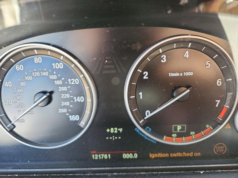 2013 BMW 5 series VIN WBAXH5C51DD114810 COPART salvage auction — FRONT END, OH - CERTIFICATE OF TITLE, sold $325 on 2026-07-28 (photo 9)