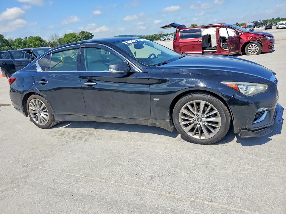 2018 Infiniti Q50 VIN JN1EV7AR2JM612016 COPART salvage auction — SIDE, Tn - Cert Of Title-Rebuilt Vehicle, sold $1,750 on 2026-08-03 (photo 4)