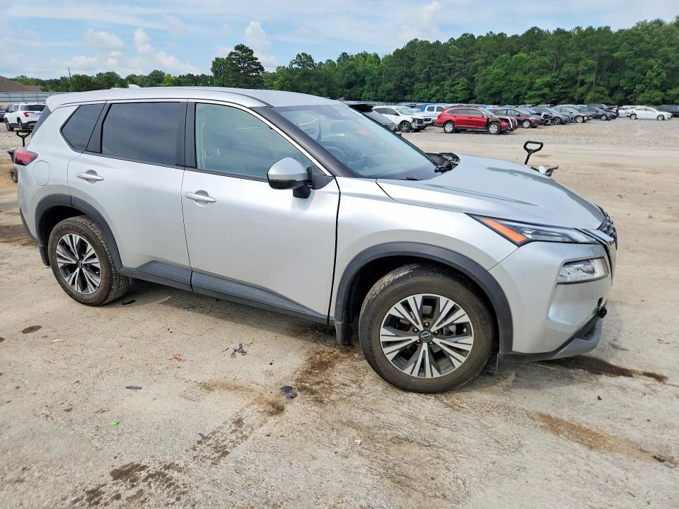 2023 Nissan Rogue VIN JN8BT3BA7PW408420 COPART salvage auction — SIDE, Ms - Cert Of Title-Salvaged, sold $4,650 on 2026-07-08 (photo 4)