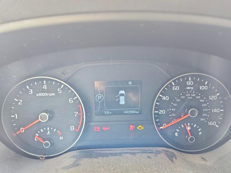 2019 Kia Sportage VIN KNDPM3AC5K7563942 COPART salvage auction — FRONT END, Salvage Title, sold $975 on 2026-07-14 (photo 9)