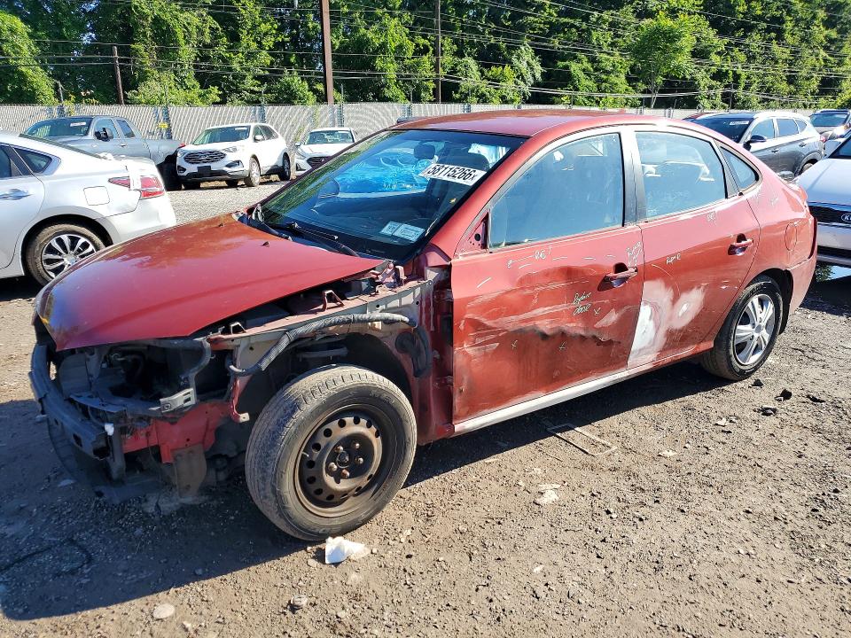 2009 Hyundai Elantra VIN KMHDU46D89U788261 COPART salvage auction — FRONT END, Pa - Cert Of Salv-R=Reconstructed, sold $625 on 2026-07-08 (photo 1)