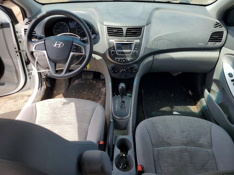 2017 Hyundai Accent VIN KMHCT5AEXHU336427 COPART salvage auction — FRONT END, Mi - Certificate Of Title, sold $550 on 2026-07-31 (photo 8)