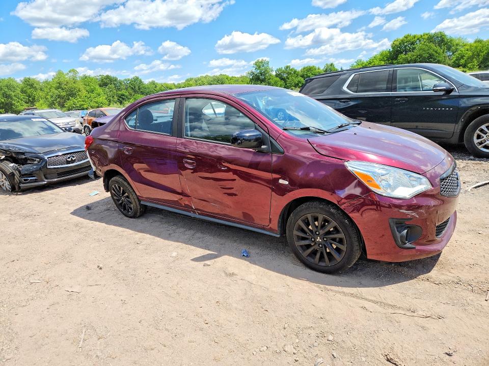 2020 Mitsubishi VIN ML32F4FJ7LHF03048 COPART salvage auction — REAR END, Pa - Certificate Of Salvage, sold $650 on 2026-07-20 (photo 4)
