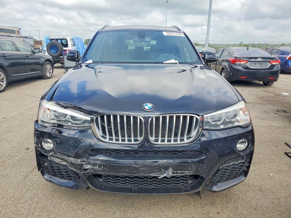 2016 BMW X3 VIN 5UXWX7C58G0R17590 COPART salvage auction — FRONT END, Oh - Cert Of Title-Salvage, sold $2,000 on 2026-07-31 (photo 5)