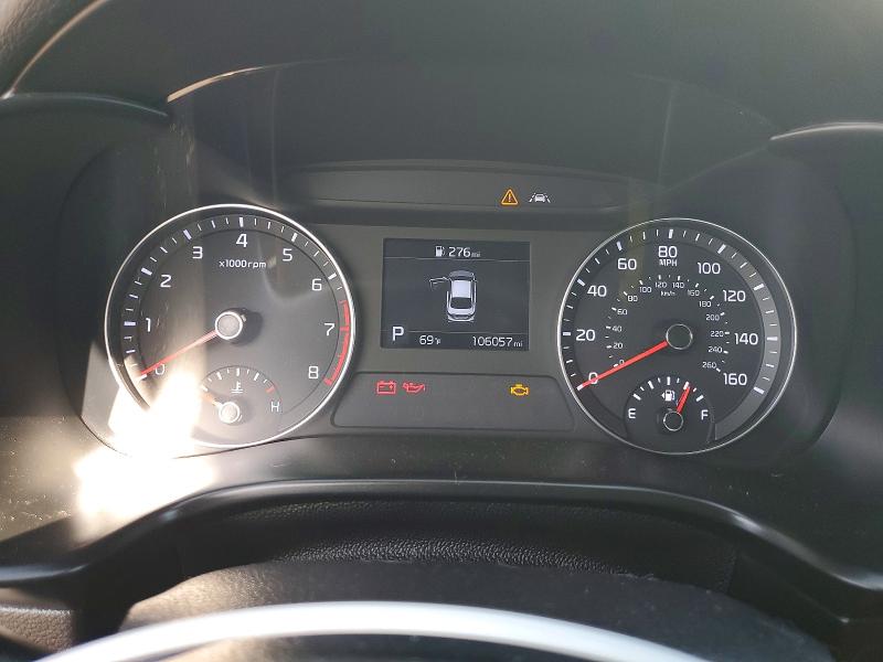 2021 Kia Forte VIN 3KPF24AD6ME349609 COPART salvage auction — REAR END, Ca - Salvage Certificate, sold $3,150 on 2026-07-02 (photo 9)