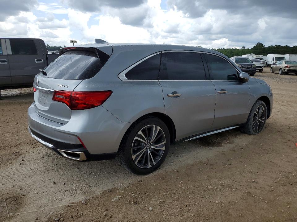 2020 Acura Mdx VIN 5J8YD3H50LL004465 COPART salvage auction — UNDERCARRIAGE, Tx - Salvage Vehicle Title, sold $7,700 on 2026-07-31 (photo 3)