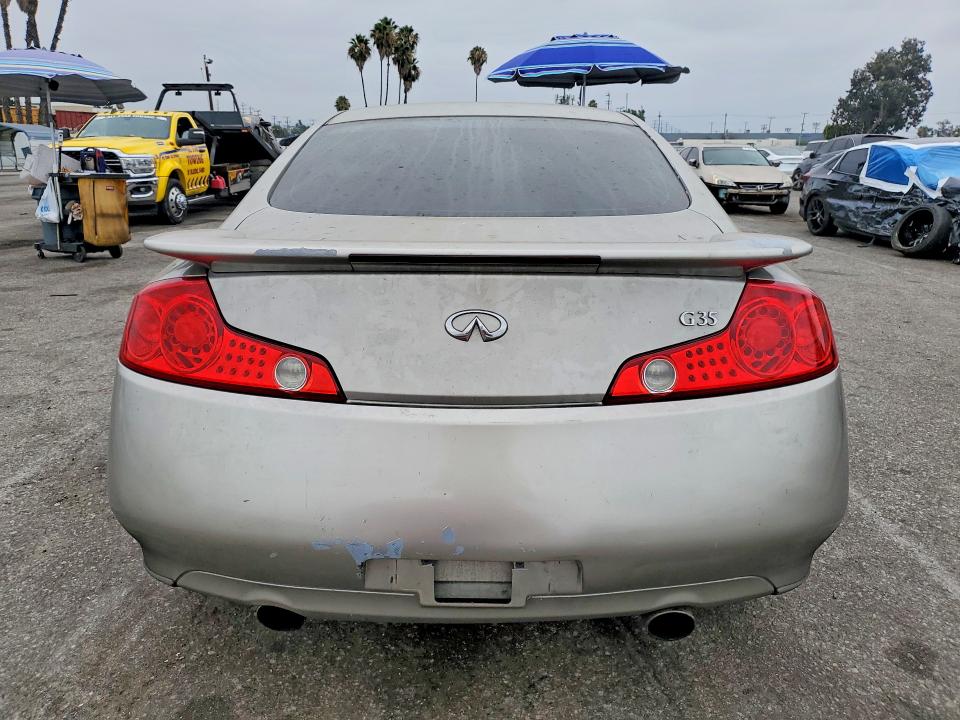 2004 Infiniti G35 VIN JNKCV54E04M814549 COPART salvage auction — FRONT END, Ca - Salvage Certificate, sold $575 on 2026-07-02 (photo 6)